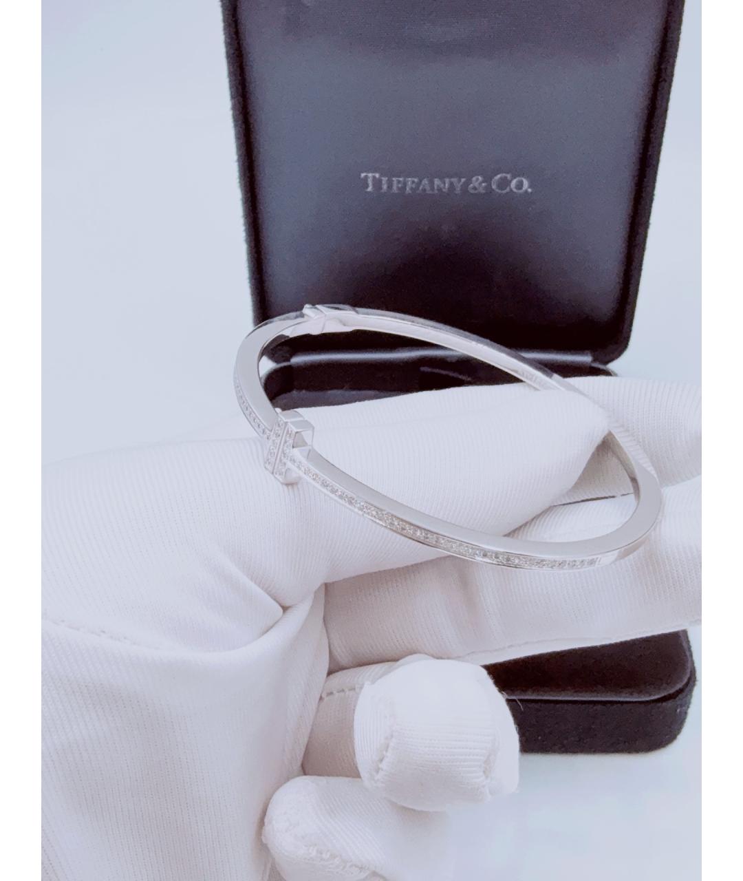 TIFFANY&CO Серебрянный браслет из белого золота, фото 6
