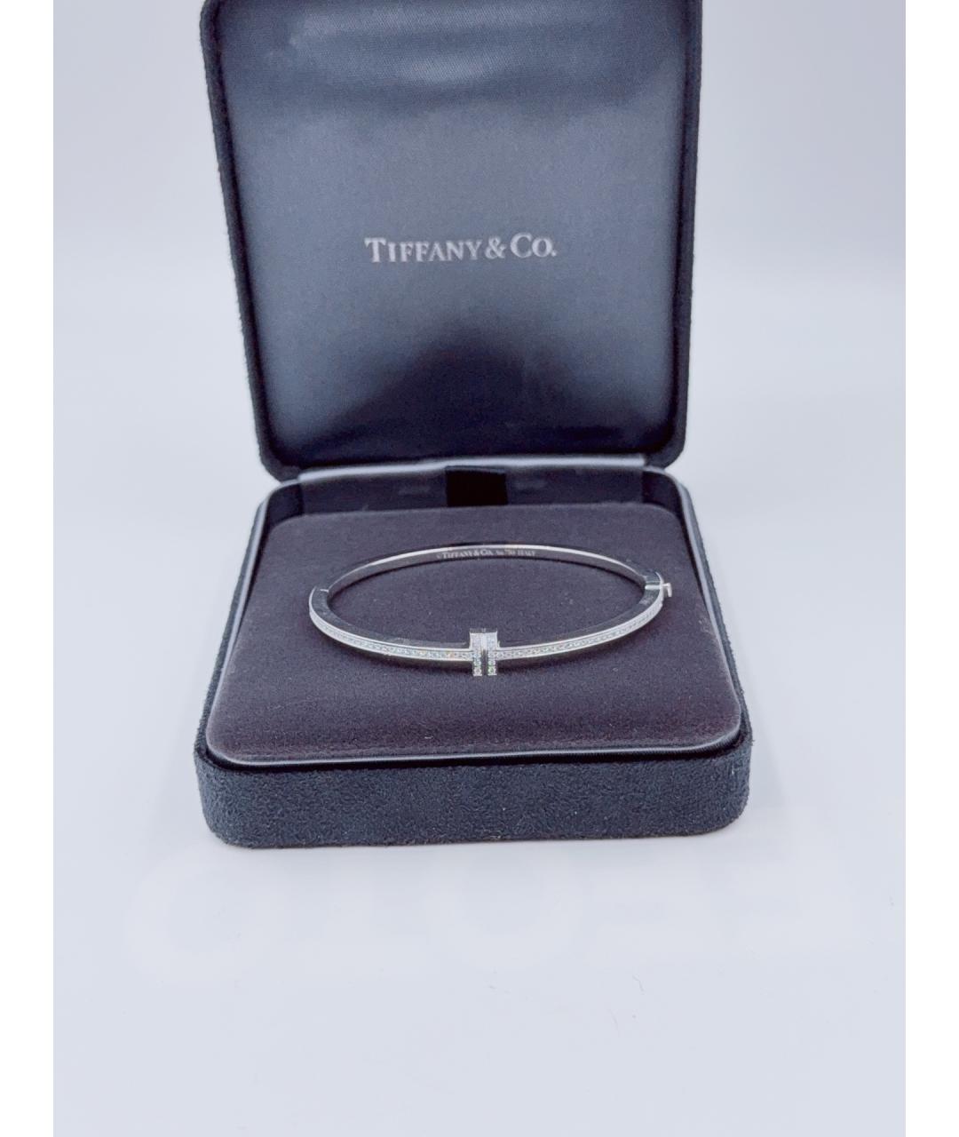 TIFFANY&CO Серебрянный браслет из белого золота, фото 9