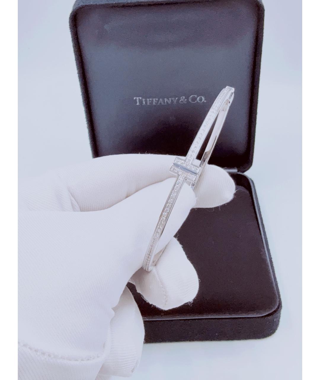 TIFFANY&CO Серебрянный браслет из белого золота, фото 4