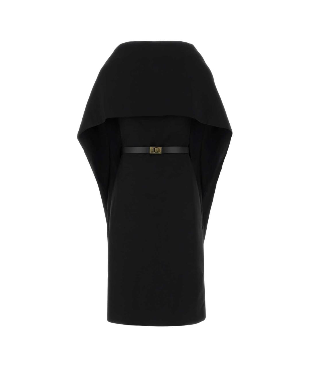 FERRAGAMO Черное вискозное вечернее платье, фото 1