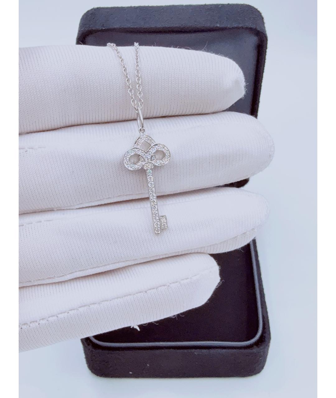 TIFFANY&CO Серебряное колье из белого золота, фото 3