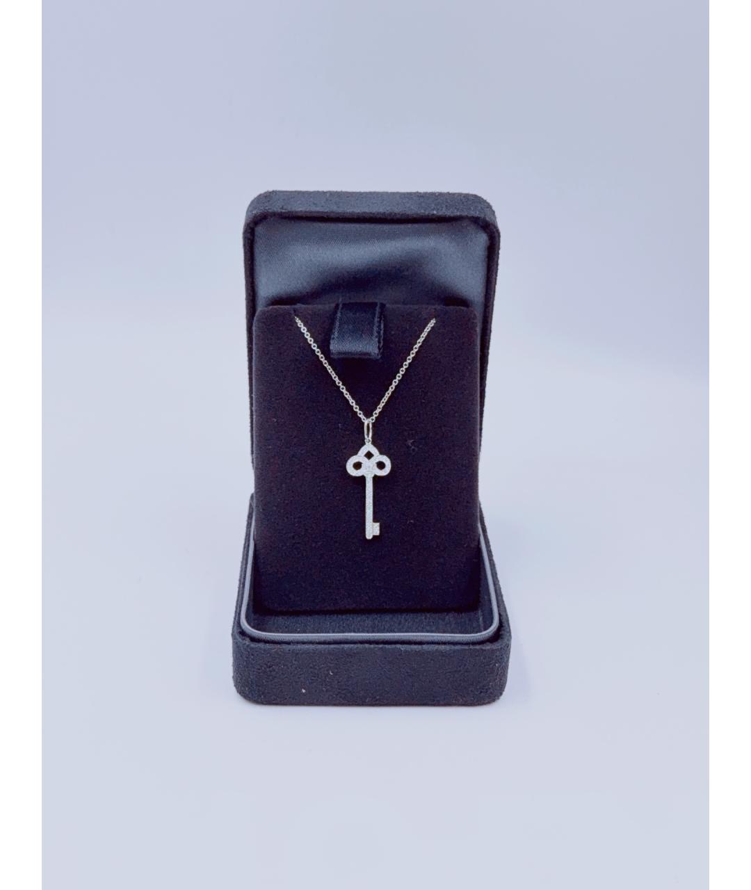 TIFFANY&CO Серебряное колье из белого золота, фото 9