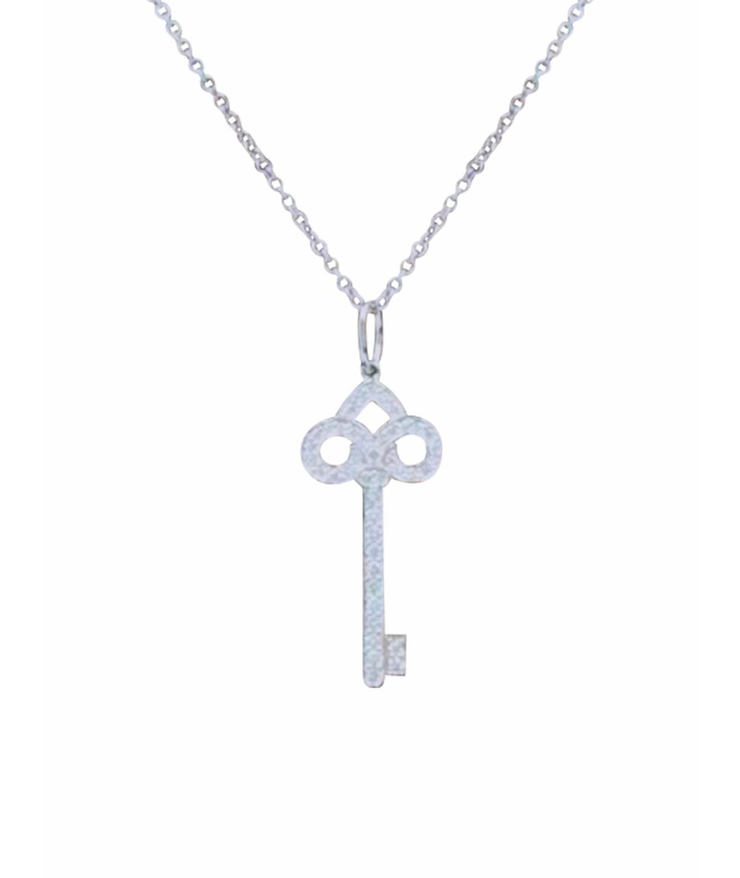 TIFFANY&CO Серебряное колье из белого золота, фото 1