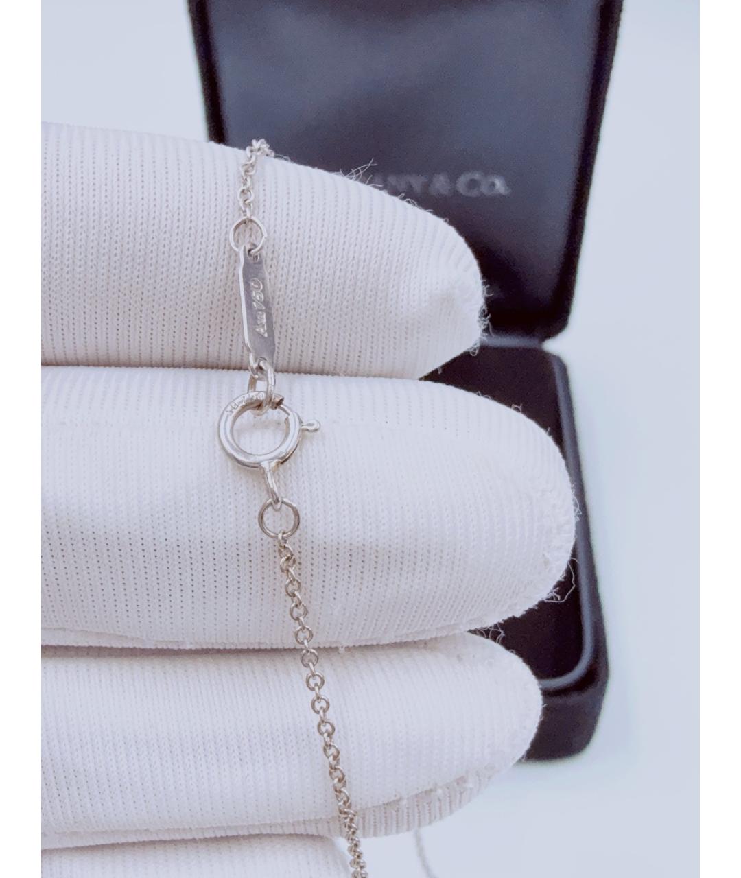 TIFFANY&CO Серебряное колье из белого золота, фото 8