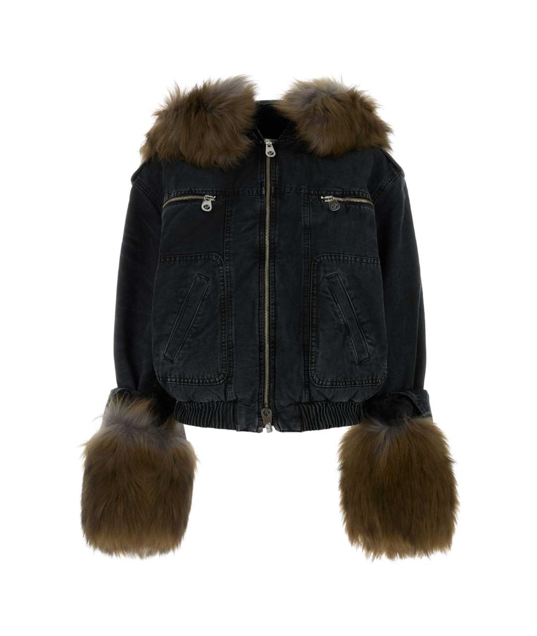 BLUMARINE Черный хлопковый жакет/пиджак, фото 1