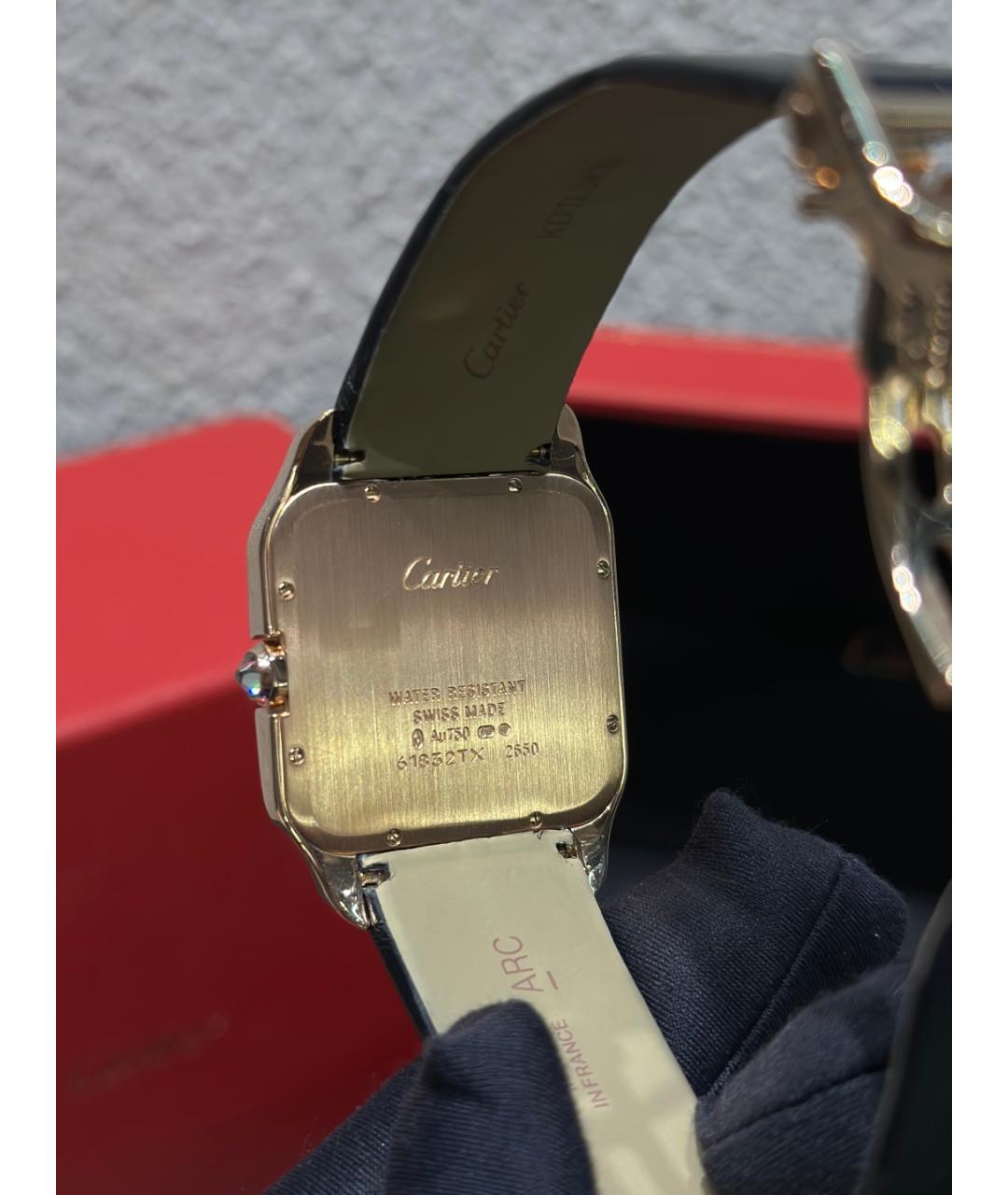CARTIER Белые часы из розового золота, фото 6