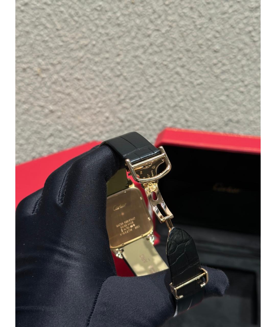 CARTIER Белые часы из розового золота, фото 5