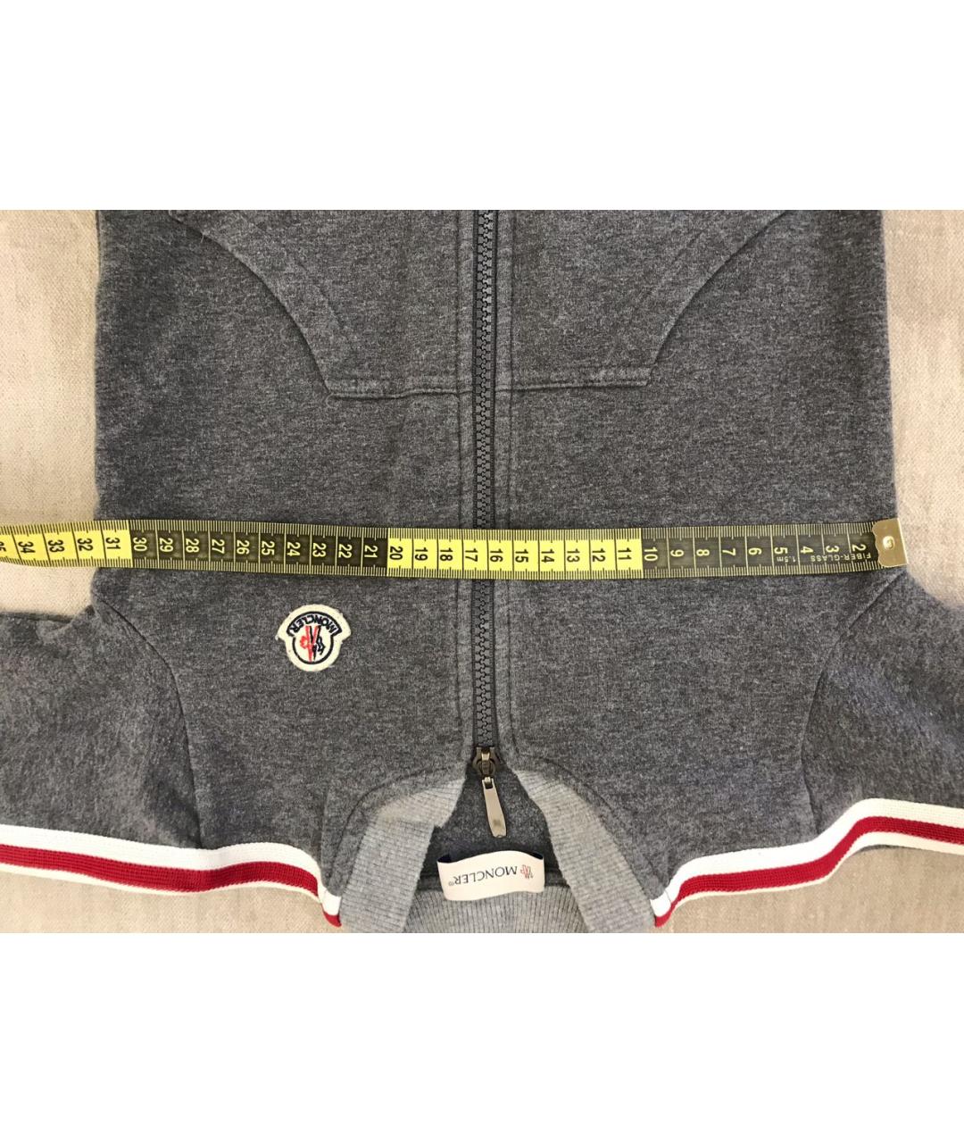 MONCLER Серый хлопковый жакет / жилет, фото 3