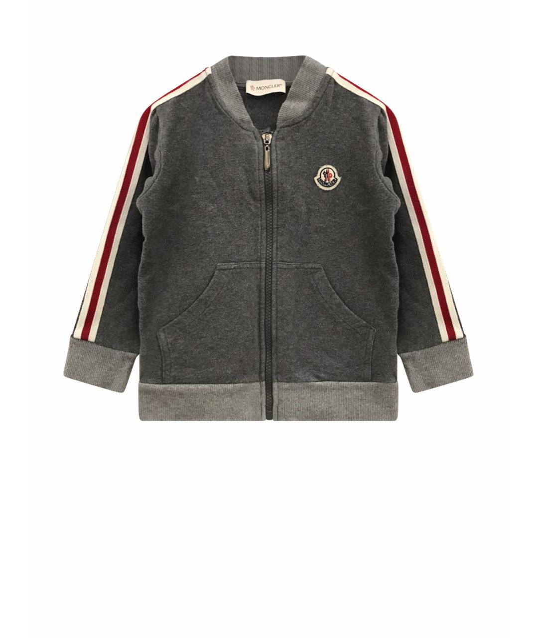 MONCLER Серый хлопковый жакет / жилет, фото 1