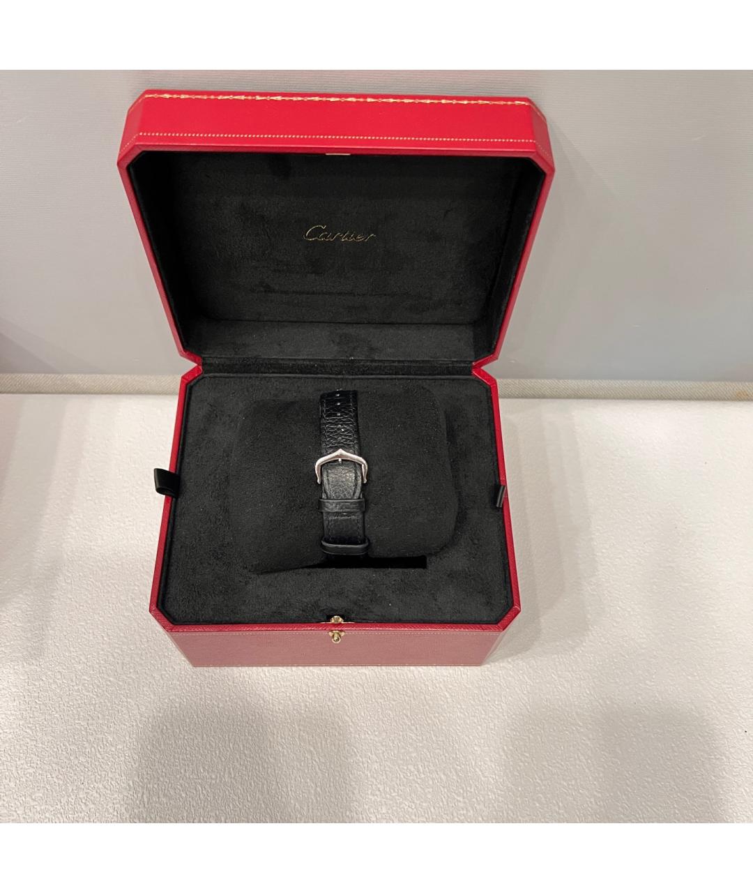 CARTIER Белые металлические часы, фото 7