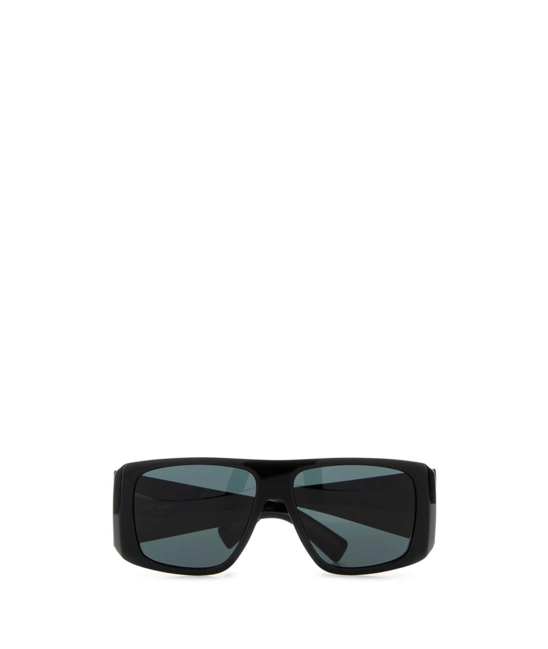SAINT LAURENT Черные пластиковые солнцезащитные очки, фото 1