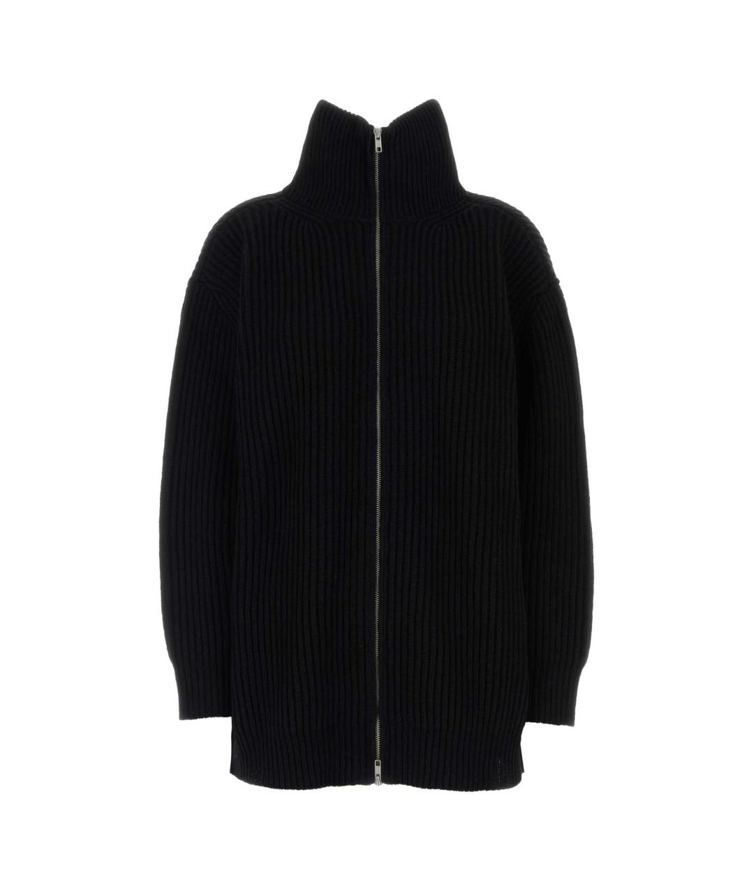 MM6 MAISON MARGIELA Черный шерстяной кардиган, фото 1