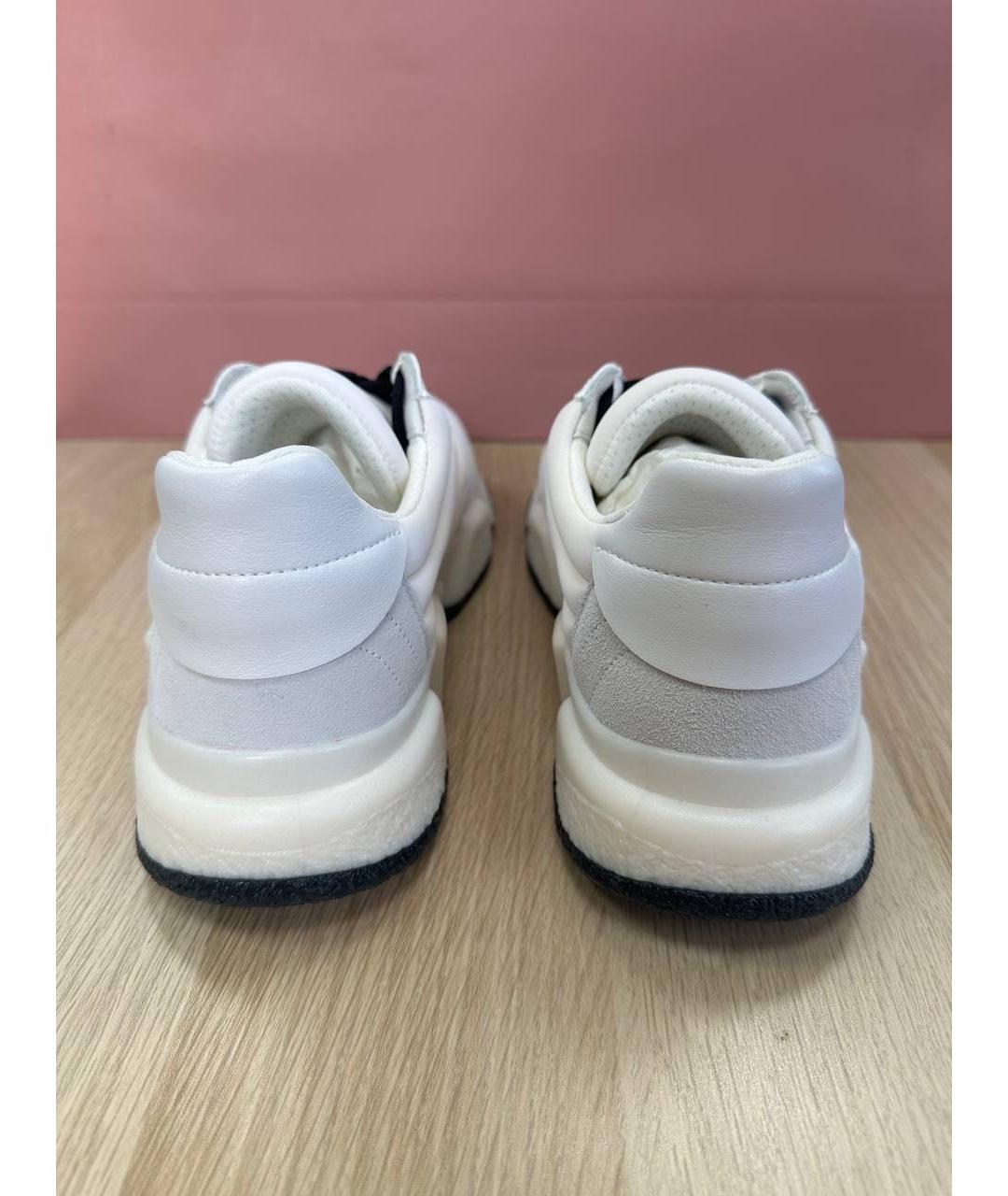 WEEKEND MAX MARA Белые текстильные кроссовки, фото 6