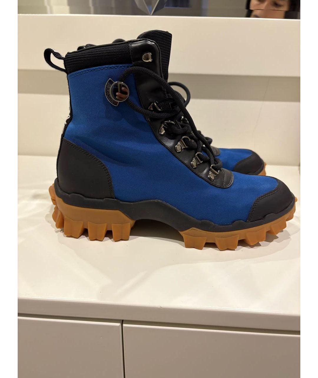 MONCLER Синие ботинки, фото 7