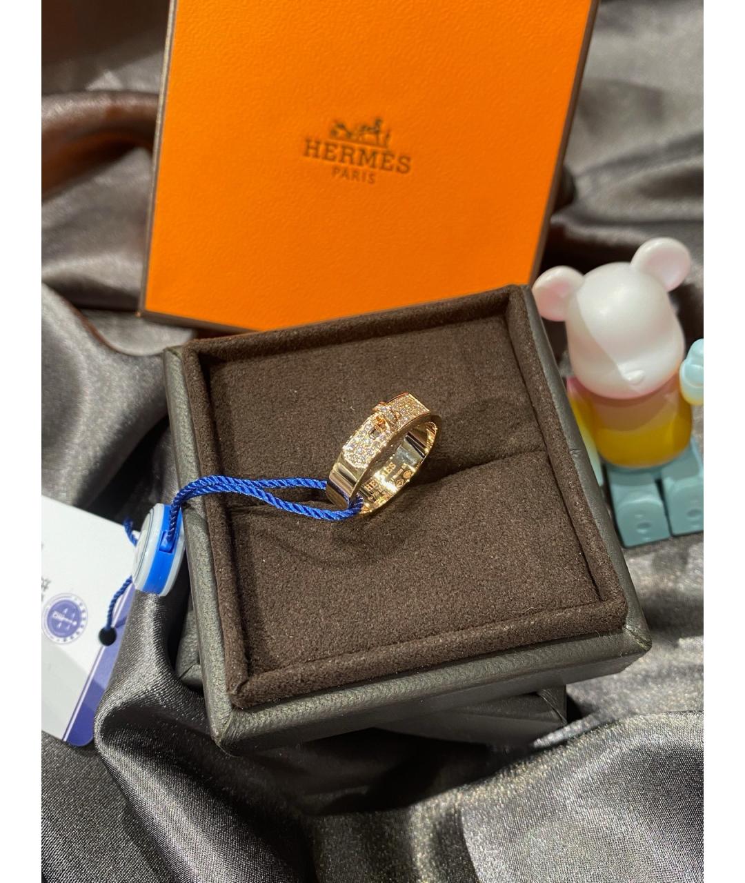 HERMES Золотое кольцо из розового золота, фото 3