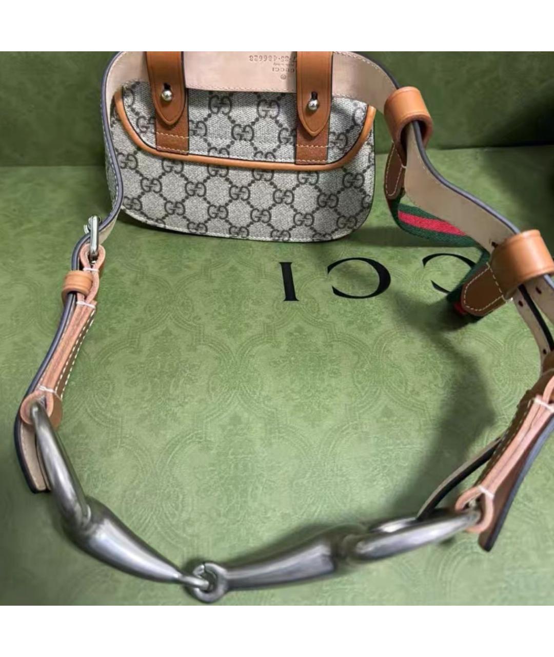 GUCCI Кожаная сумка через плечо, фото 3