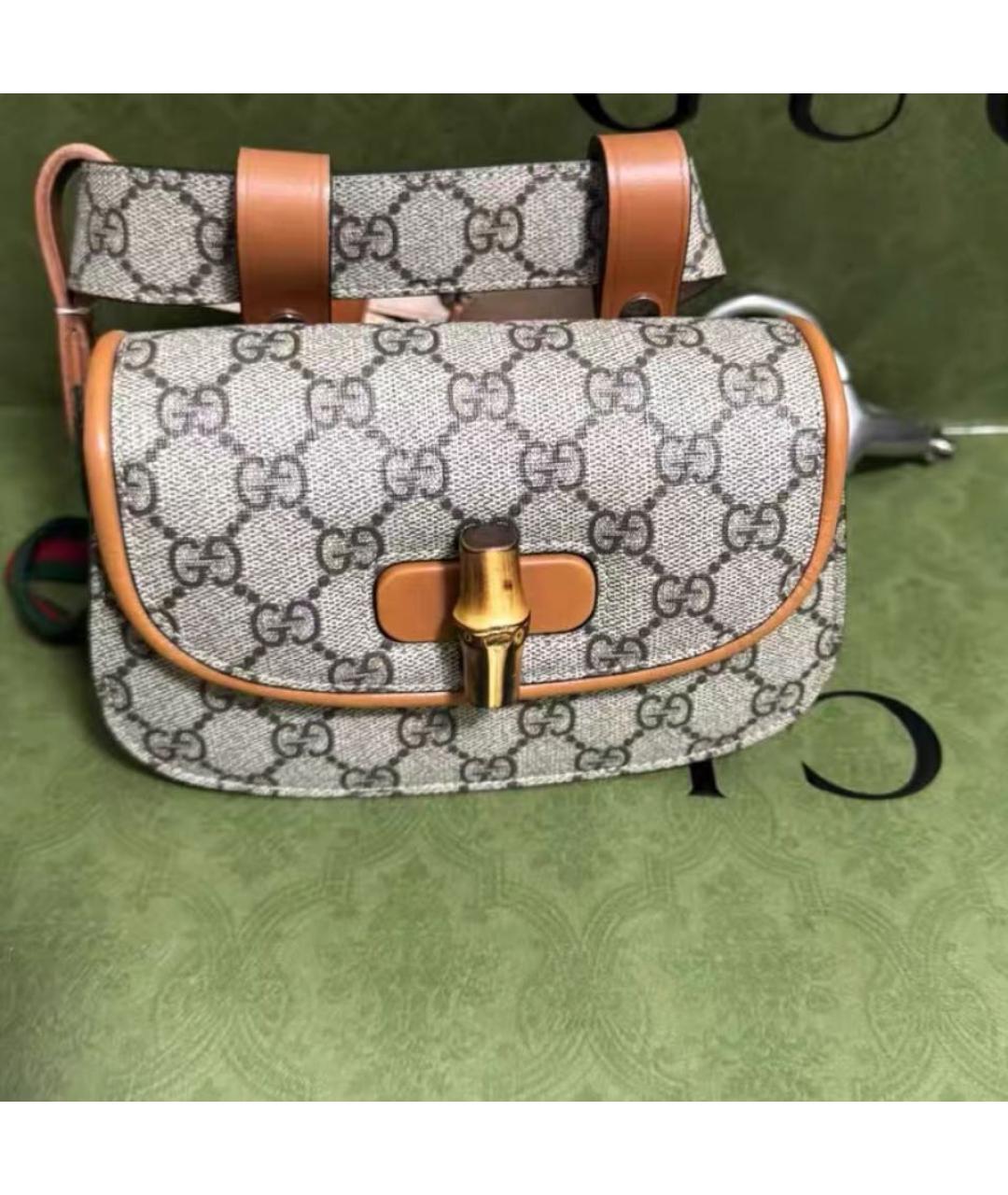 GUCCI Кожаная сумка через плечо, фото 2