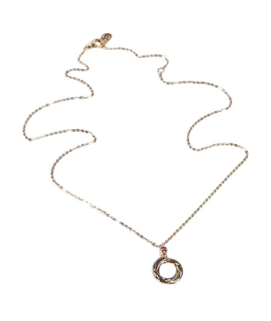 CARTIER Золотое колье из белого золота, фото 1