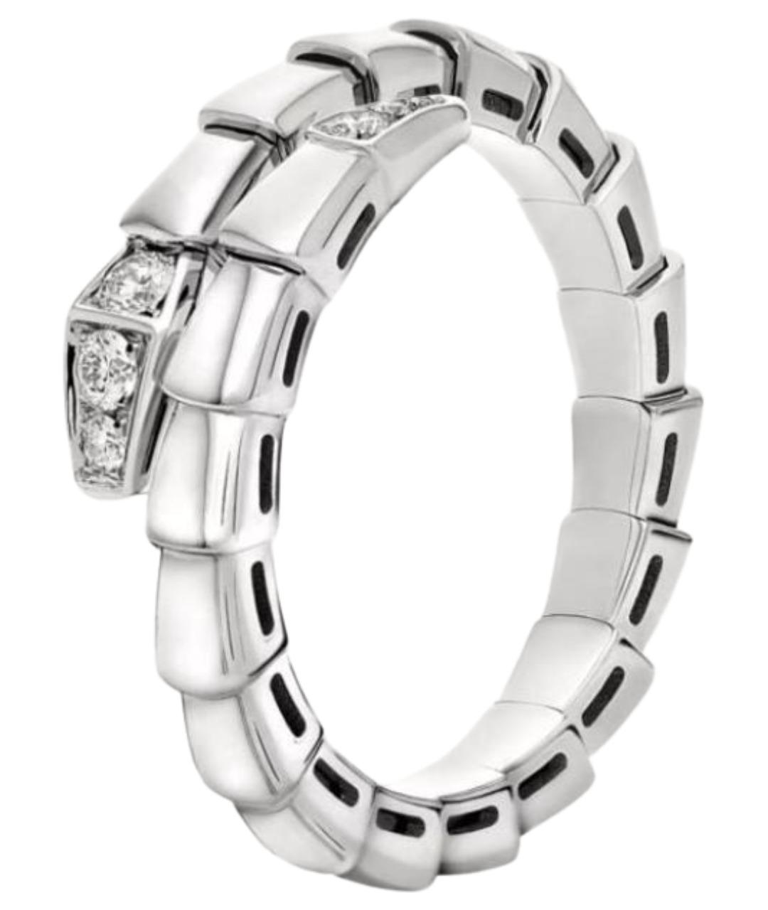BVLGARI Белое кольцо из белого золота, фото 1