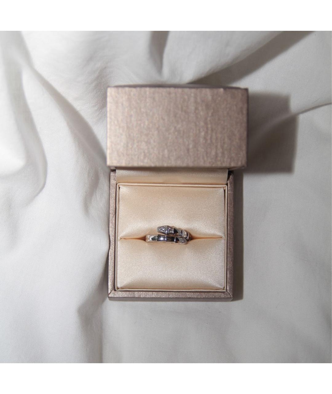 BVLGARI Белое кольцо из белого золота, фото 2
