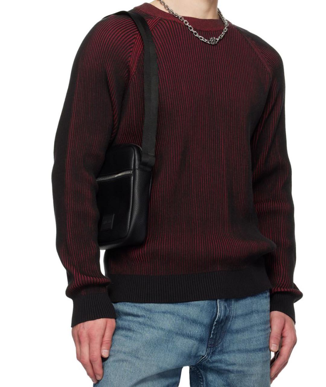 HUGO Черная сумка на плечо из искусственной кожи, фото 4