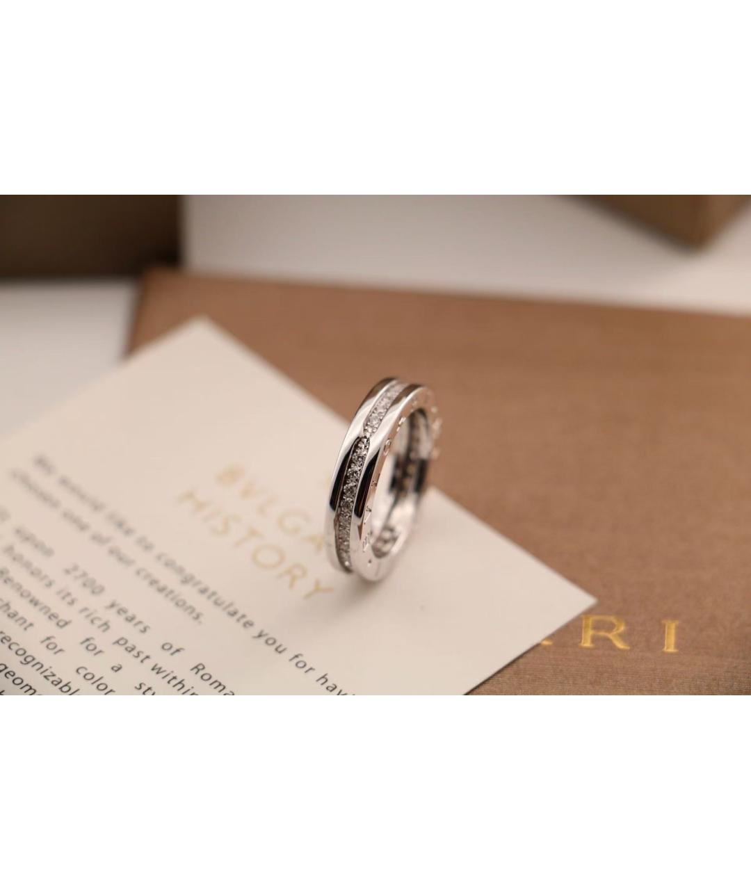 BVLGARI Серебряное кольцо из белого золота, фото 4