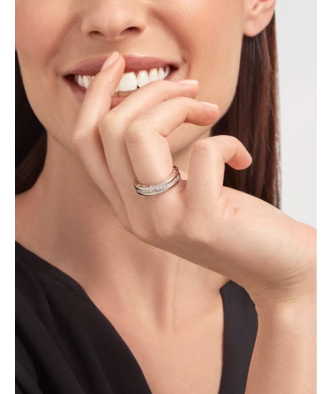 BVLGARI Серебряное кольцо из белого золота, фото 5