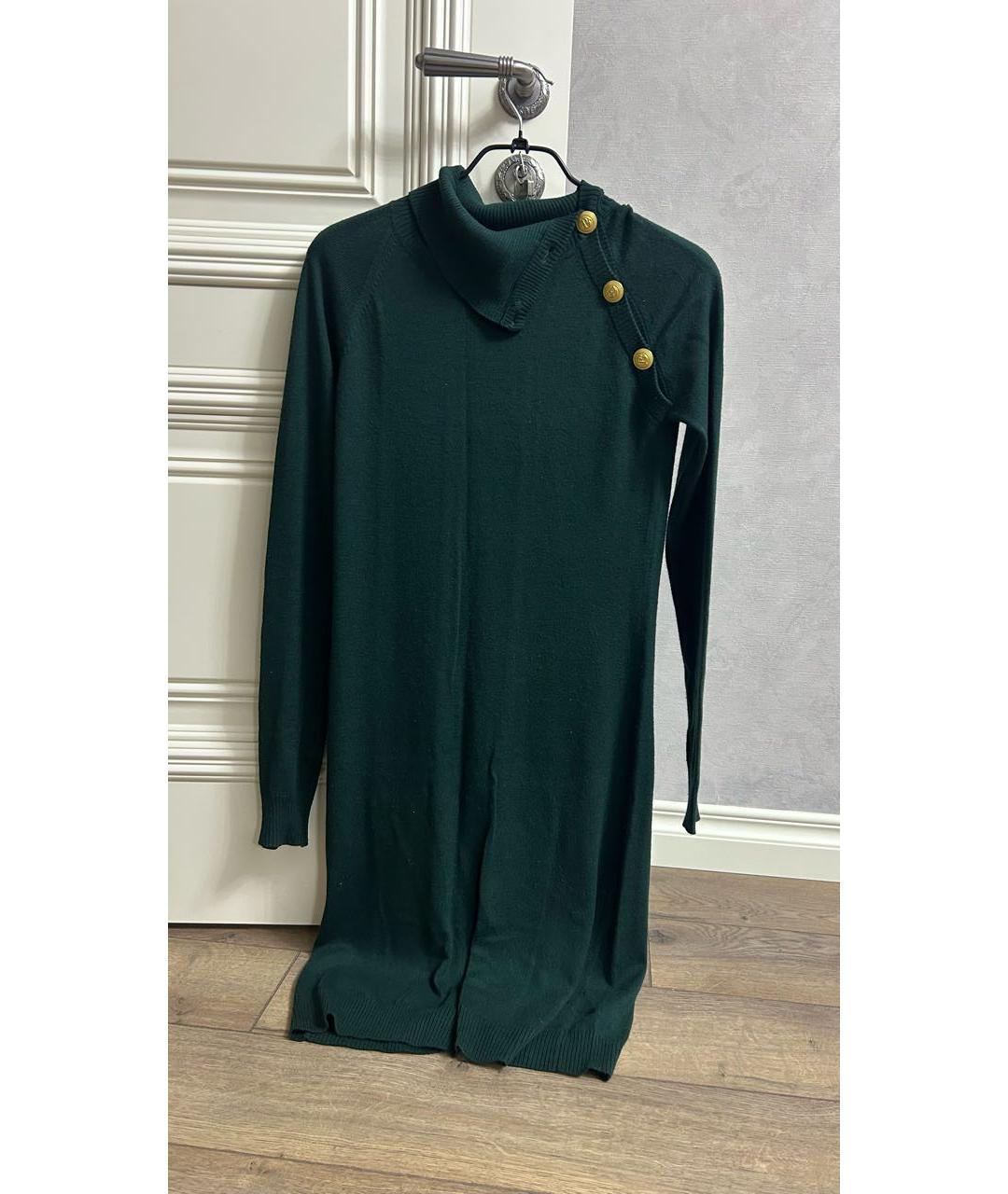 PIERRE BALMAIN Зеленые повседневное платье, фото 9
