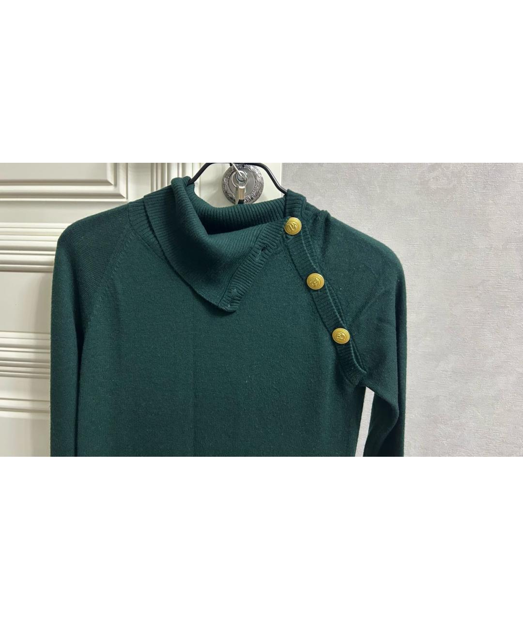 PIERRE BALMAIN Зеленые повседневное платье, фото 4