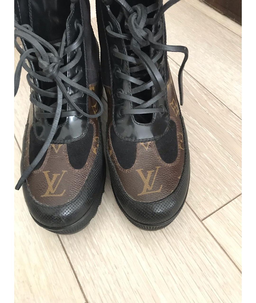 LOUIS VUITTON Коричневые ботинки, фото 6