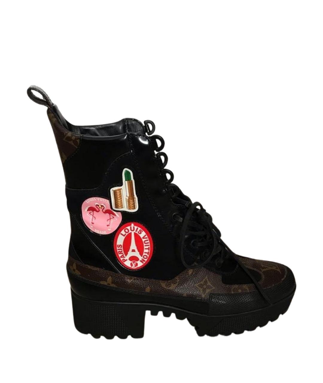 LOUIS VUITTON Коричневые ботинки, фото 1