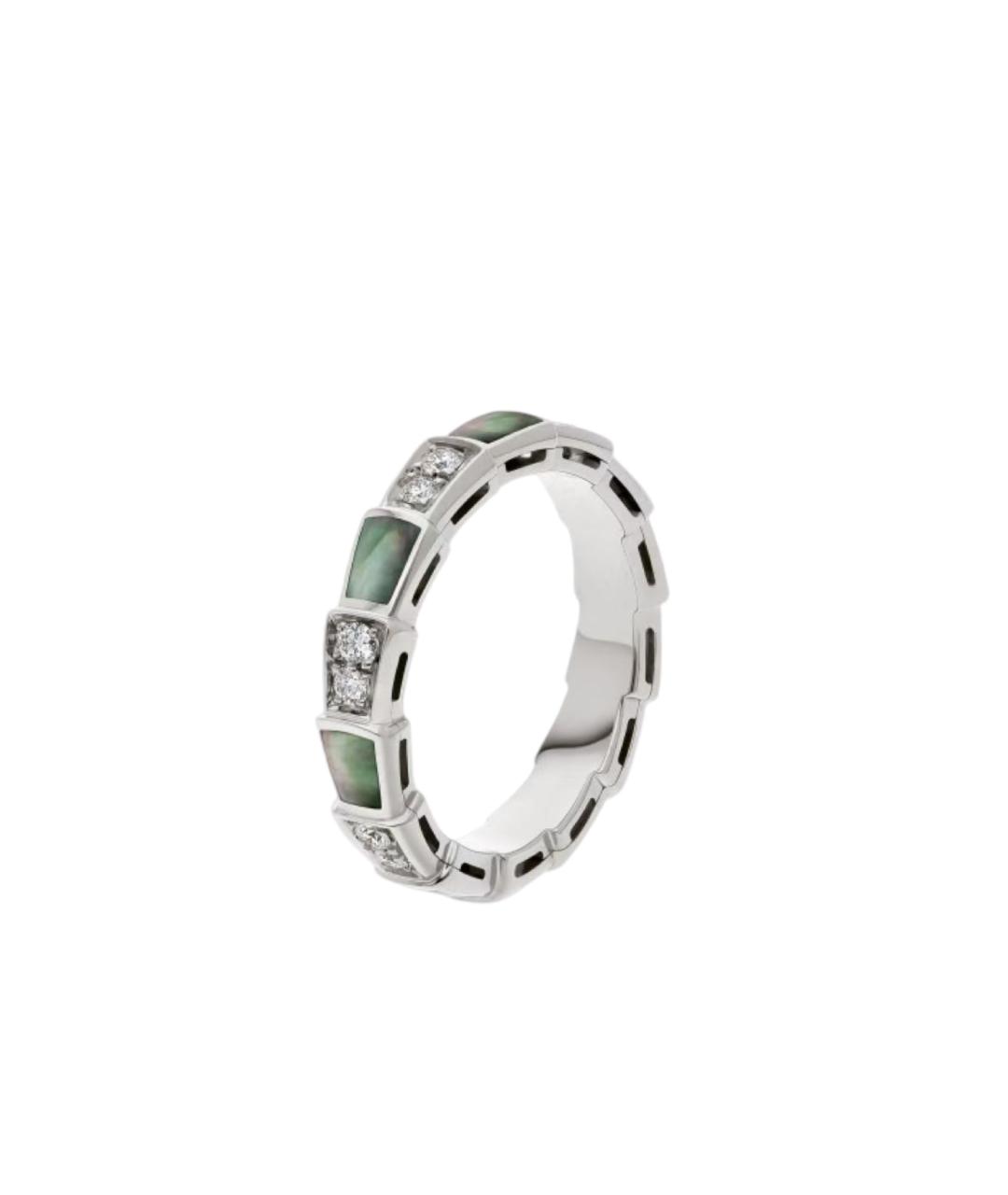 BVLGARI Серебряное кольцо из белого золота, фото 1