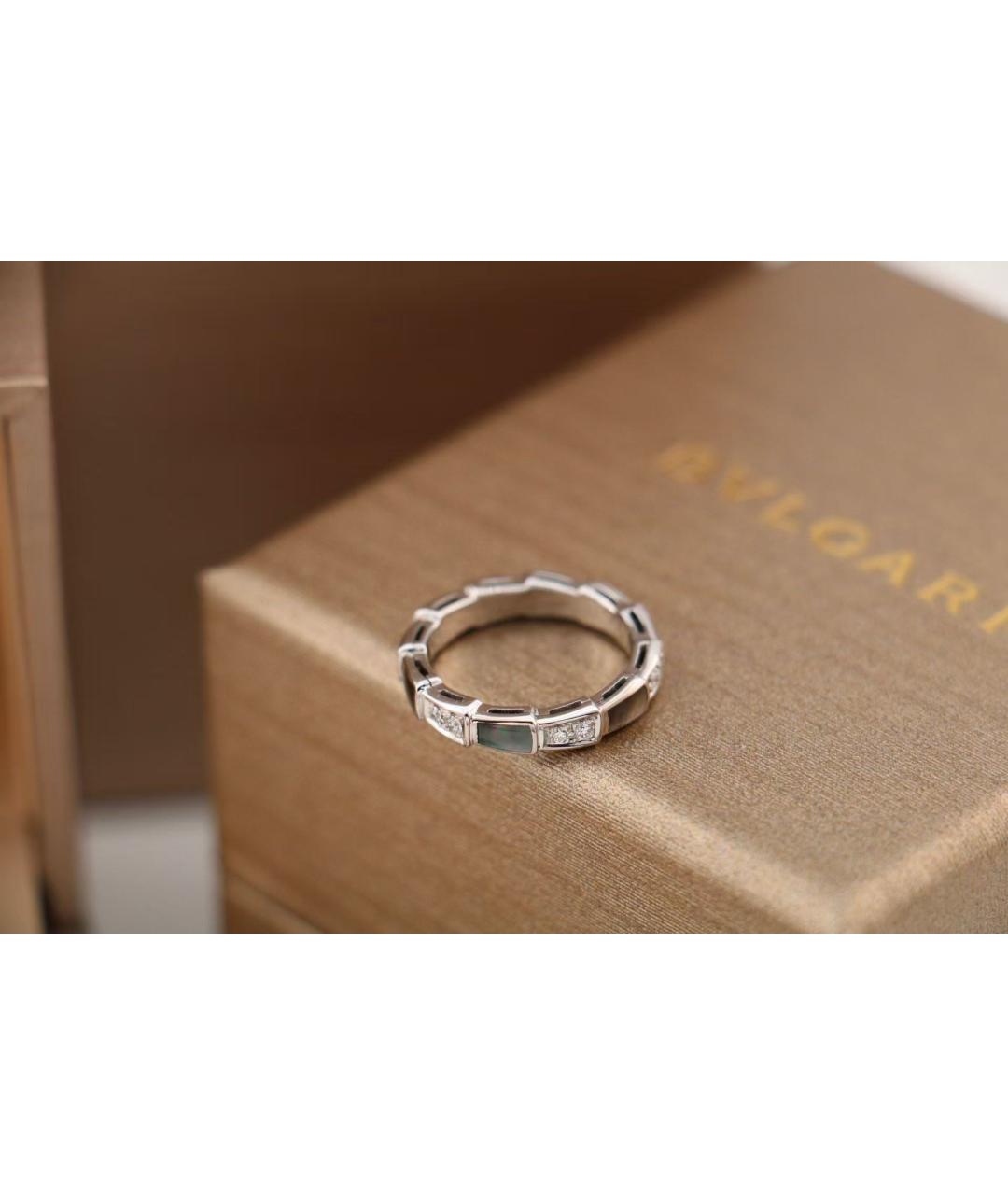 BVLGARI Серебряное кольцо из белого золота, фото 3