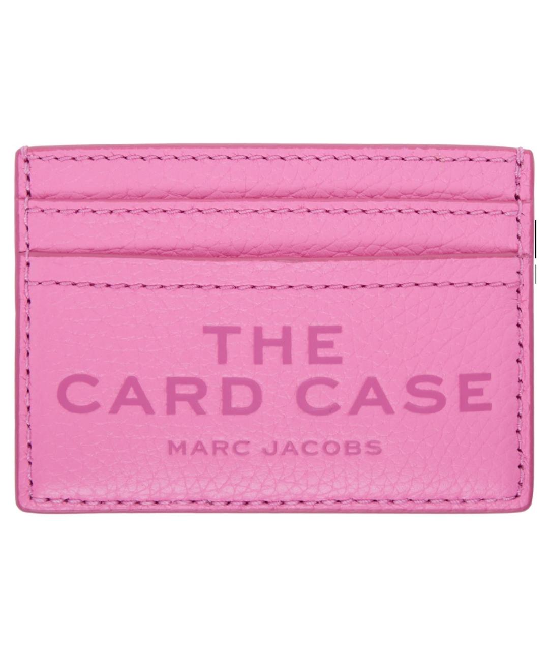 MARC JACOBS Розовый кожаный кардхолдер, фото 1