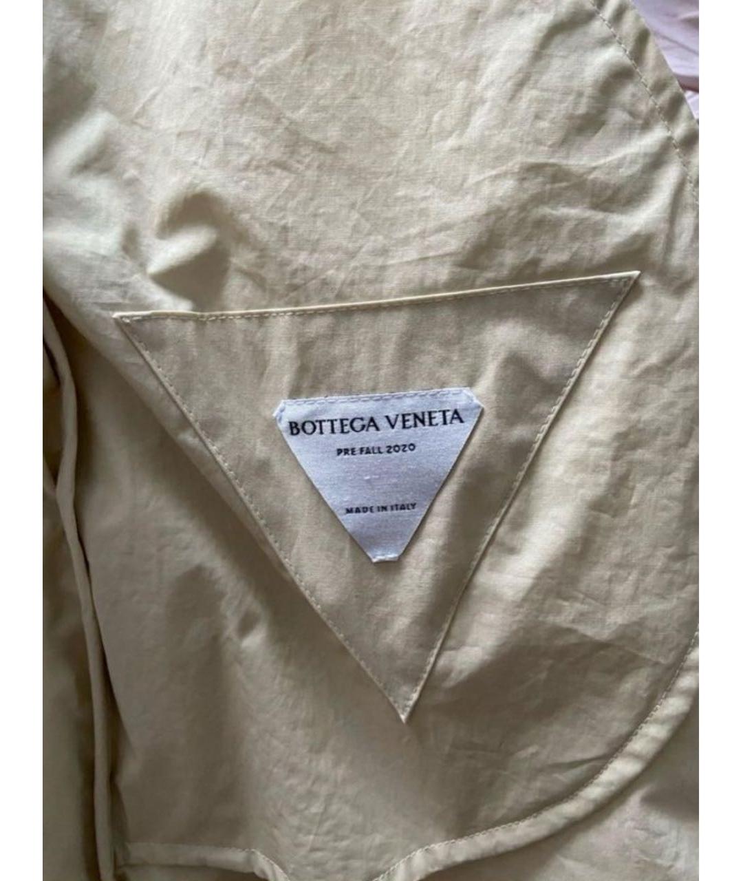 BOTTEGA VENETA Бежевый хлопковый пуховик, фото 3