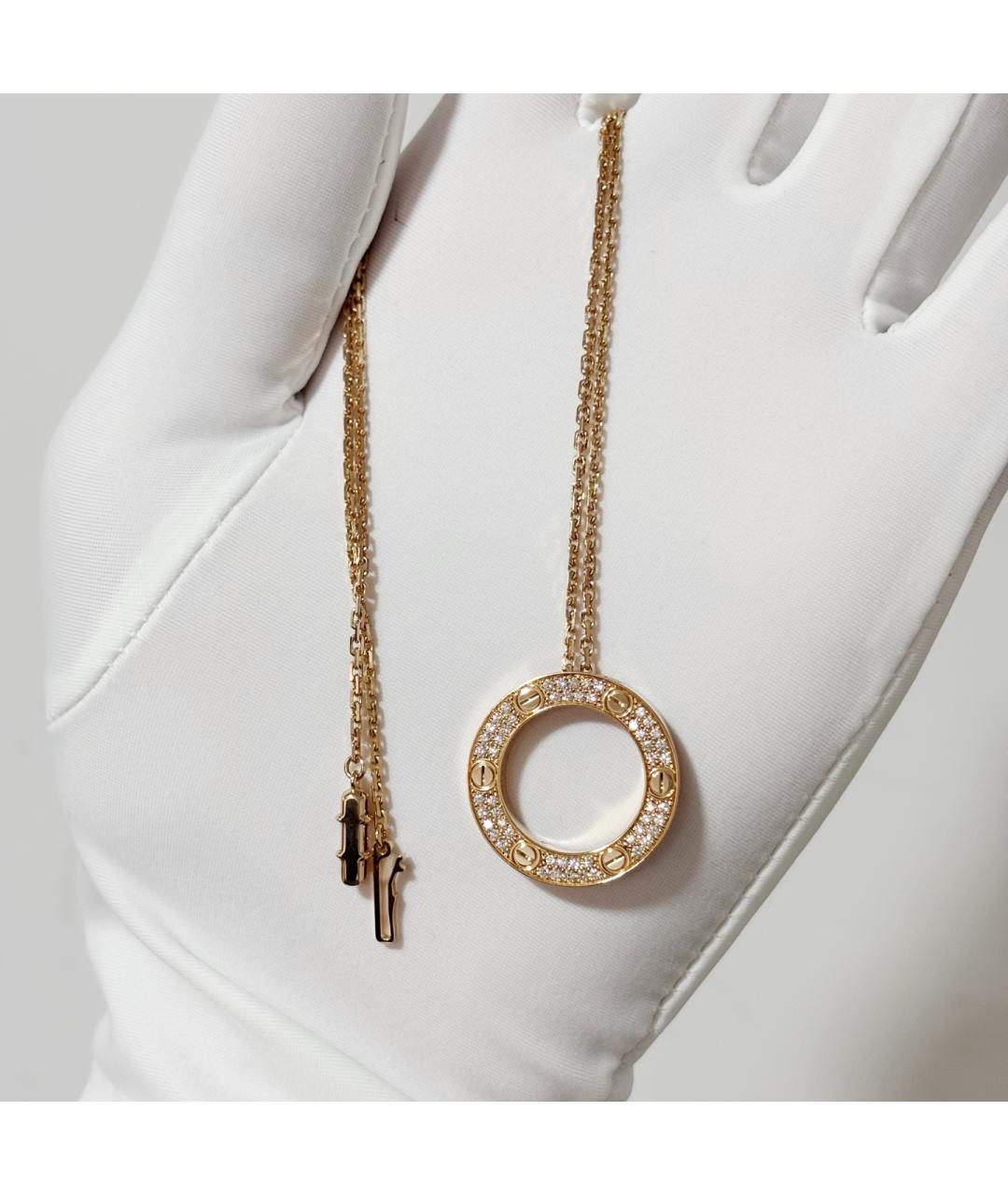 CARTIER Золотое колье из розового золота, фото 4