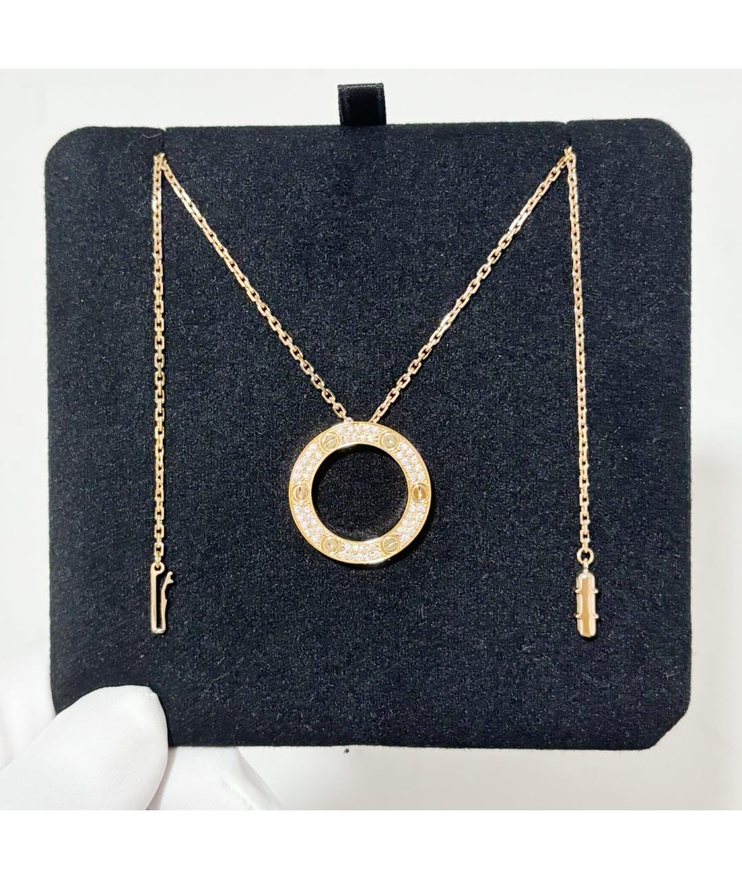 CARTIER Золотое колье из розового золота, фото 3