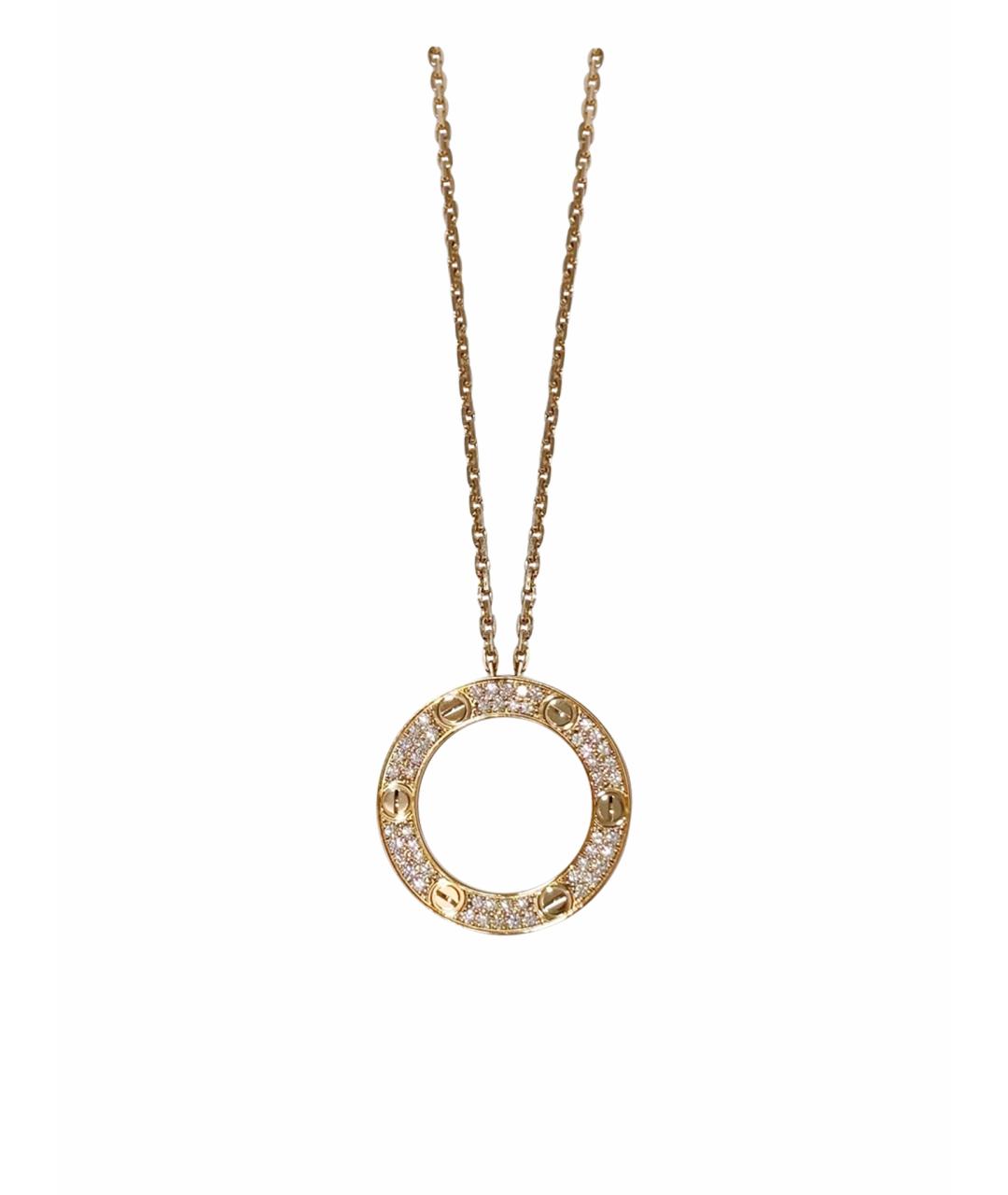 CARTIER Золотое колье из розового золота, фото 1