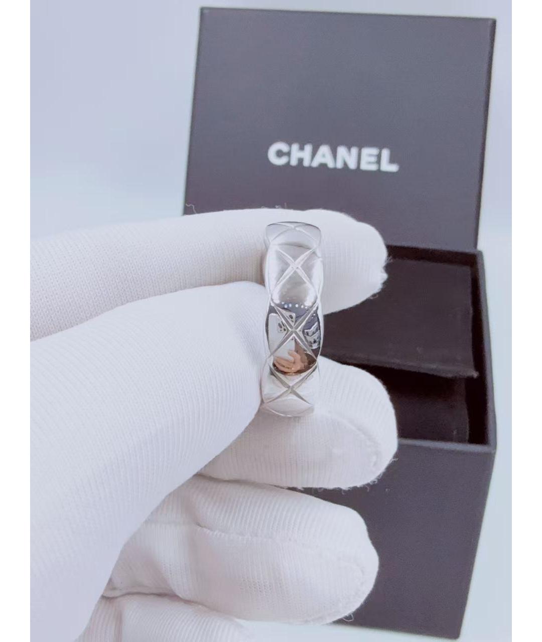 CHANEL Серебряное кольцо из белого золота, фото 2