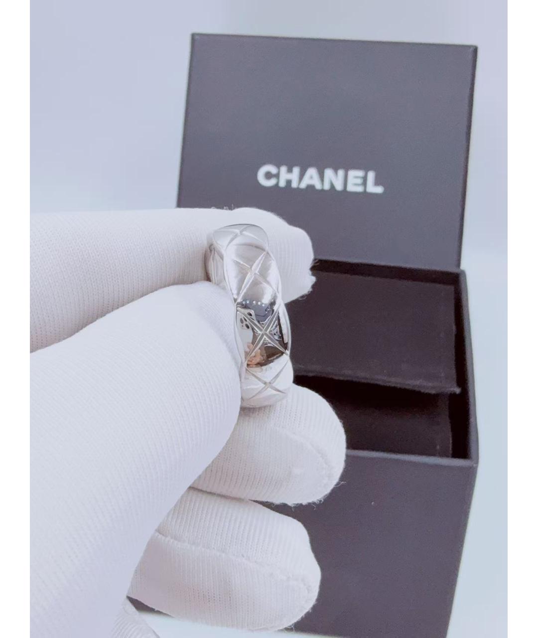 CHANEL Серебряное кольцо из белого золота, фото 3