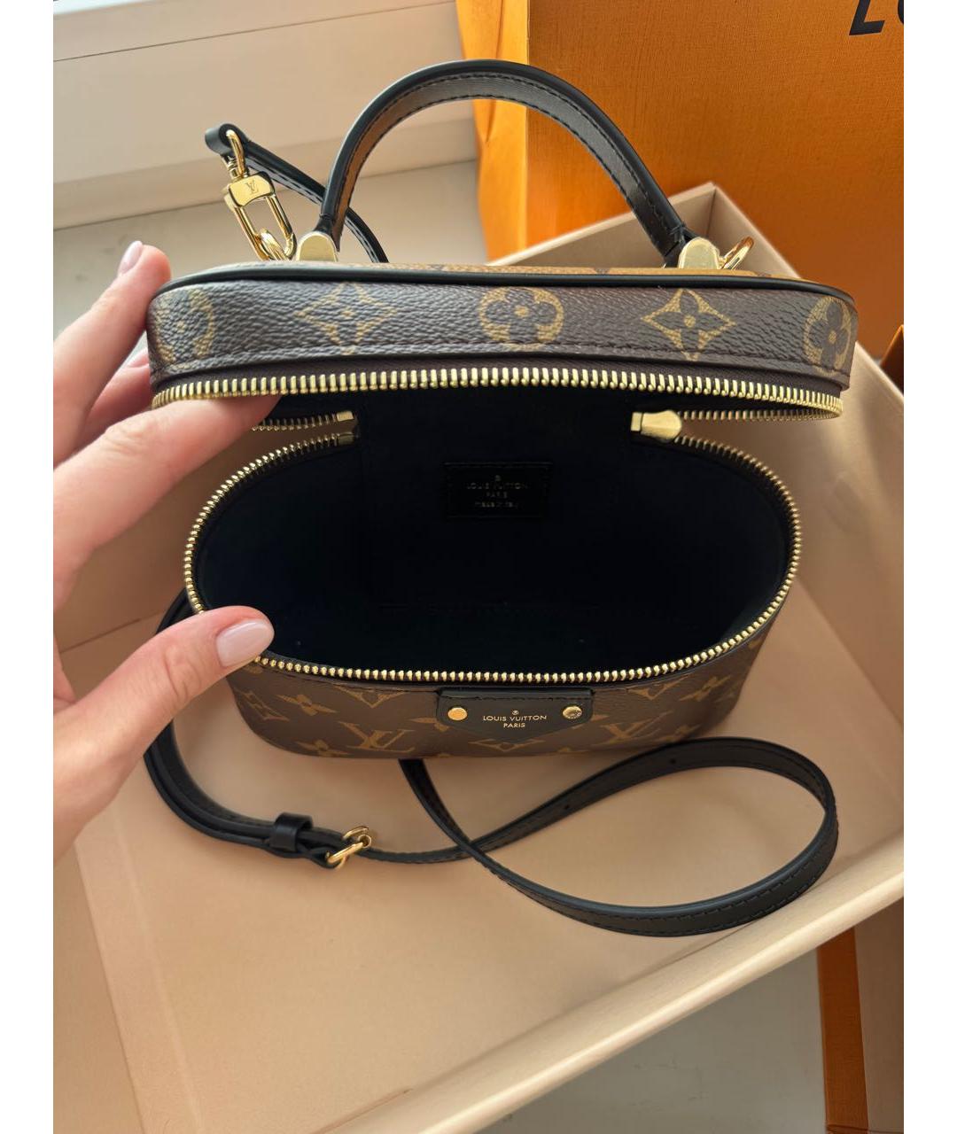 LOUIS VUITTON Коричневая сумка тоут, фото 6