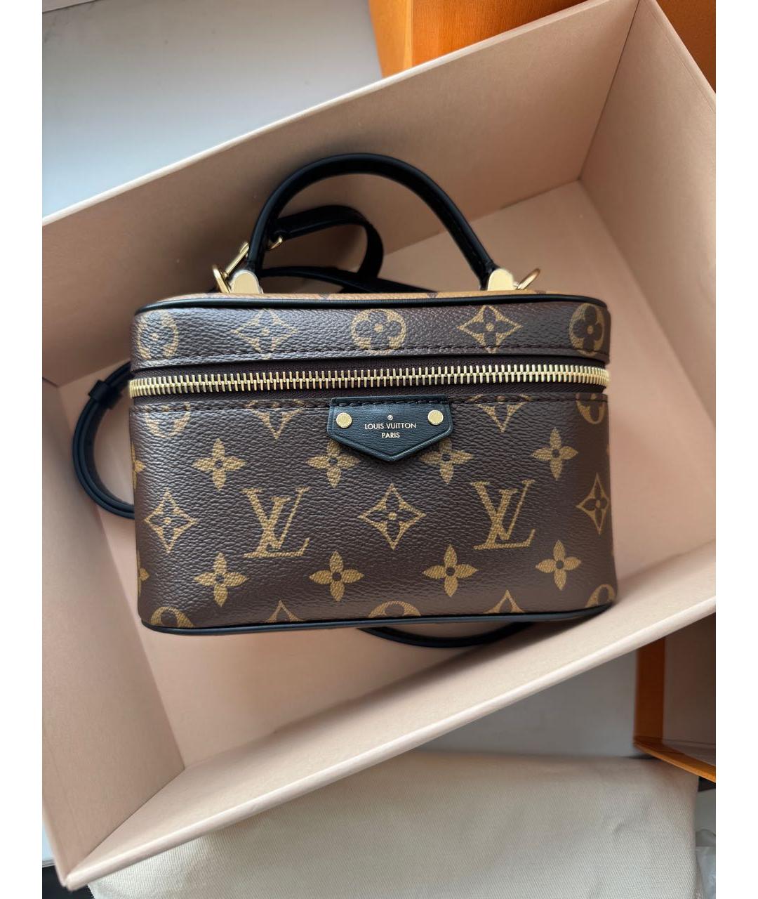 LOUIS VUITTON Коричневая сумка тоут, фото 5
