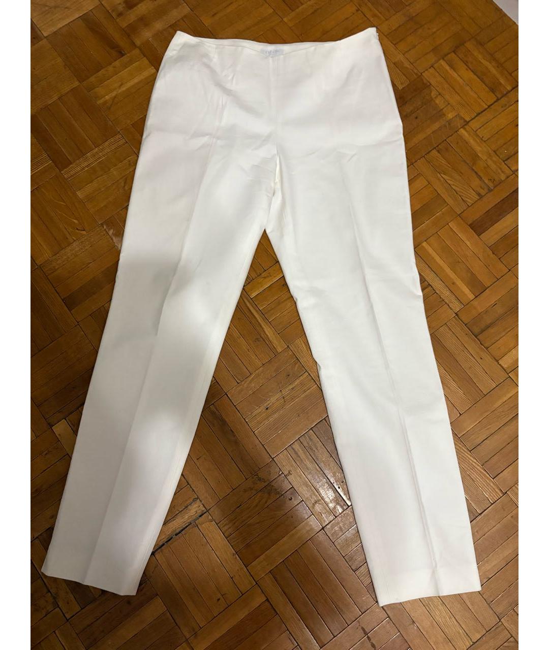 ESCADA Белые хлопковые брюки узкие, фото 2