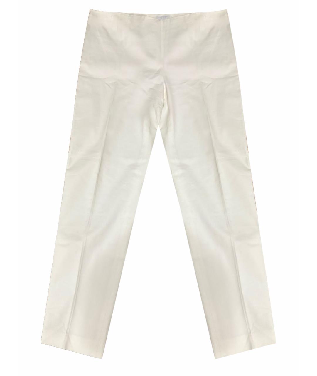 ESCADA Белые хлопковые брюки узкие, фото 1