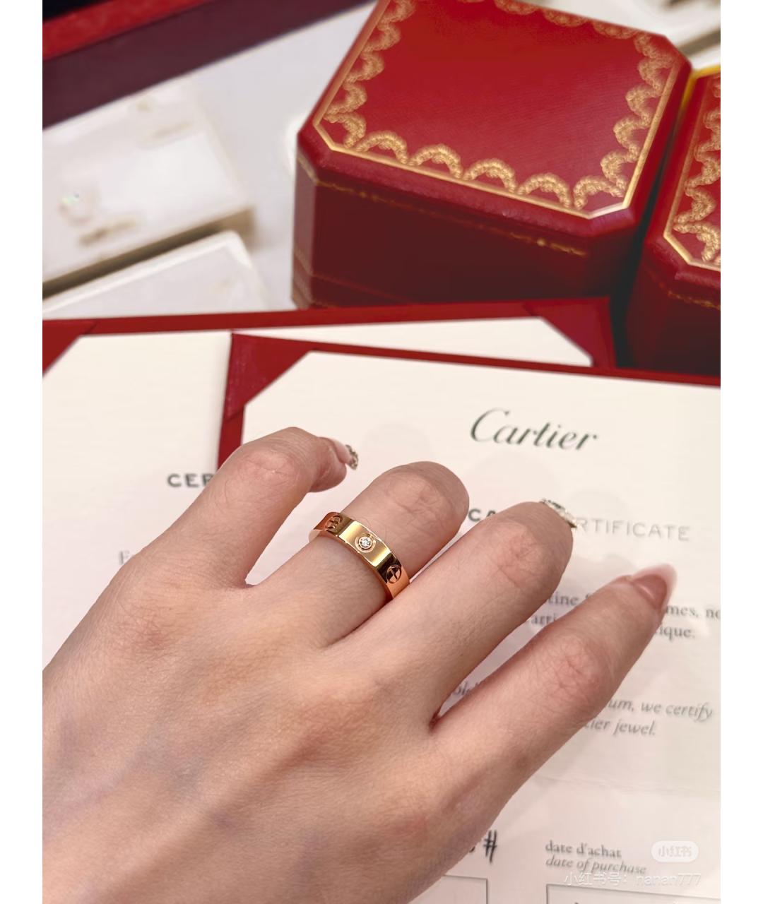 CARTIER Золотое кольцо из розового золота, фото 5