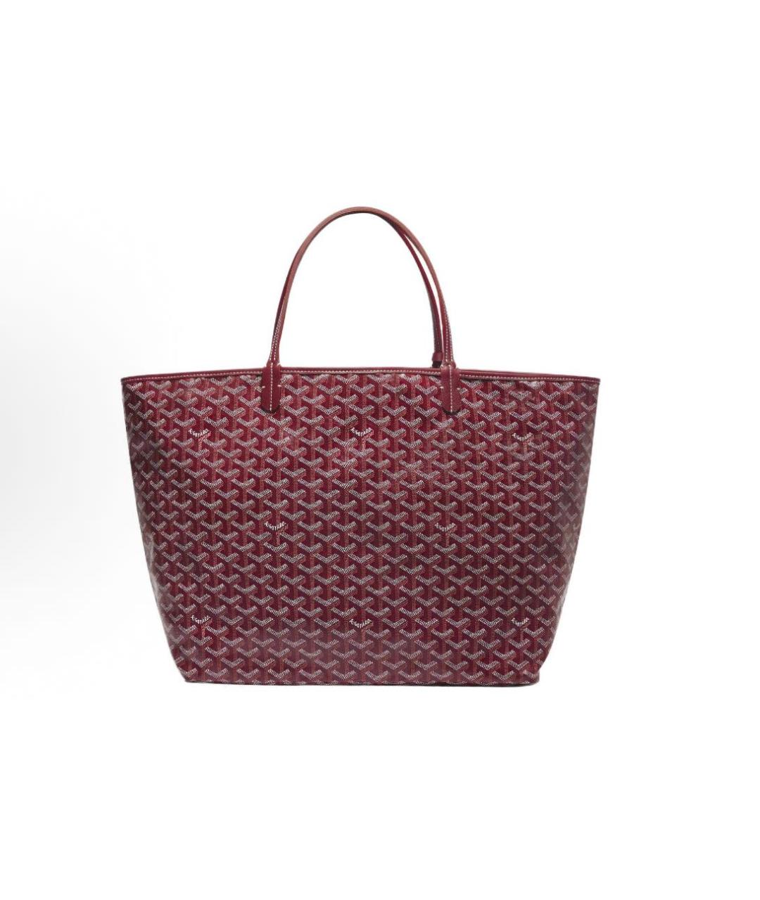 GOYARD Бордовая сумка тоут, фото 2
