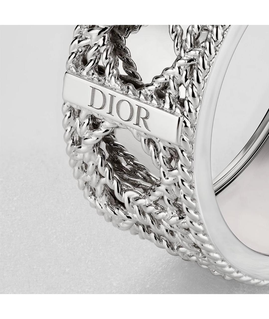 CHRISTIAN DIOR Белое кольцо из белого золота, фото 4
