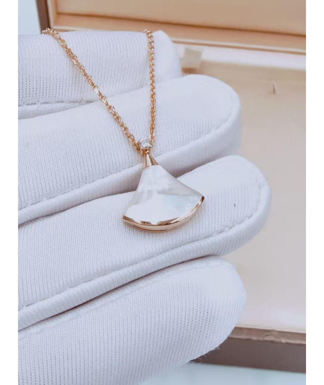 BVLGARI Золотое колье из розового золота, фото 4