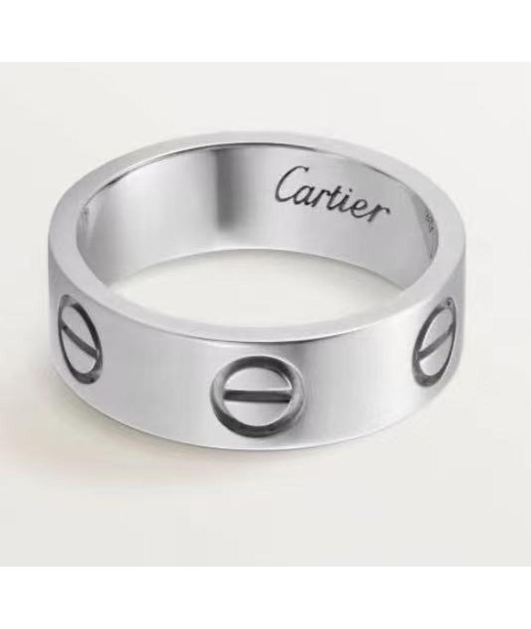CARTIER Серебряное кольцо из белого золота, фото 6