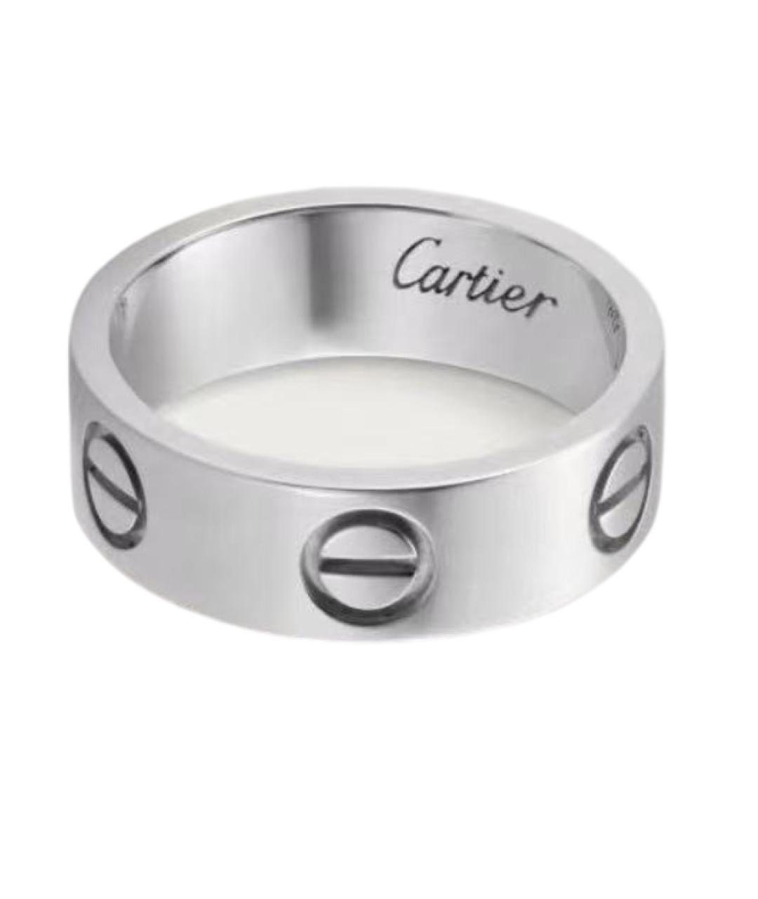 CARTIER Серебряное кольцо из белого золота, фото 1